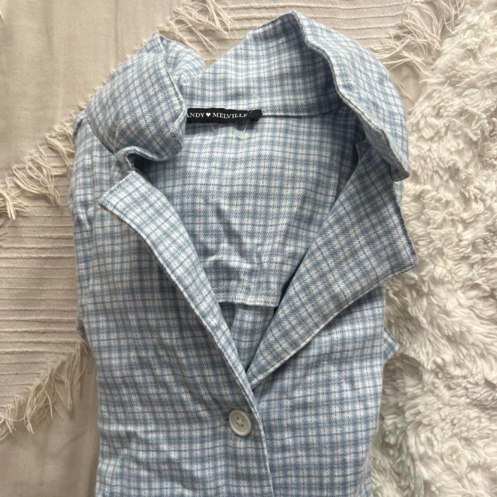 Brandy Melville Plaid Tie Dress